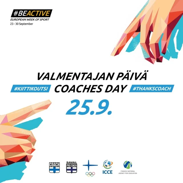 Tänään torstaina 25.9. vietetään valmentajan päivää. Erityinen kiitos kaikille seuramme valmentajille! Teette arvokasta työtä!💚

#kiittikoutsi #thankscoach #yleisurheilu #kuopionreipas #valmentajanpäivä